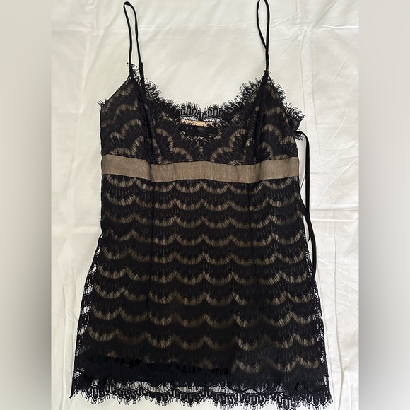 BCBG MaxAzria Camisole, Lace, Black, Size Small - Picture 2 of 8